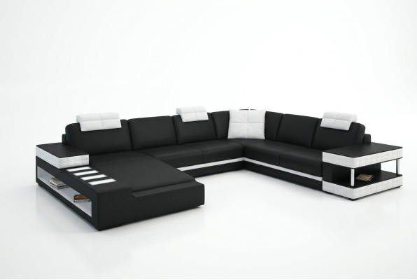 U Vorm Bank Bank Bekleding Set Woonlandschap Ontwerp Luxe Hoekbank