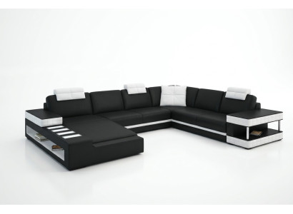 U Vorm Bank Bank Bekleding Set Woonlandschap Ontwerp Luxe Hoekbank