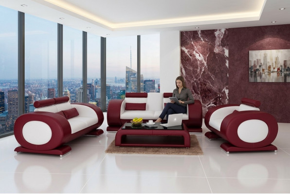 Sofaset Zitmeubelen Set Design Bankstellen Bekleding Bankstellen Leder 311 Zits Nieuw