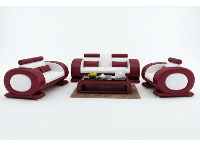 Sofaset Zitmeubelen Set Design Bankstellen Bekleding Bankstellen Leder 311 Zits Nieuw