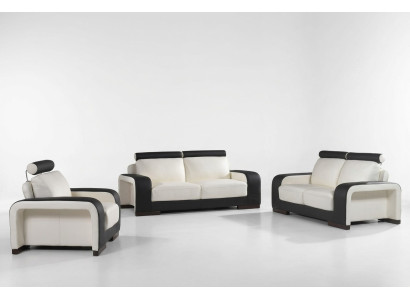 Sofaset Ontwerpsbanken Bankstellen Set Design Banken Beklede Banken Leder 3-2-1 Zitsbank