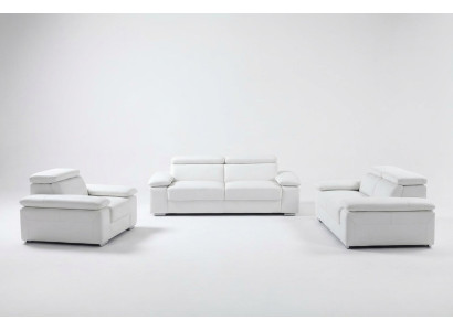 Lederen bankstel bankstel 3-zits set bankstel bankstel bankbed designersofa