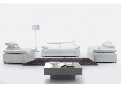 Ontwerp Bankstellen Banken Bekleding Leer 3-zits Bankstel Sets