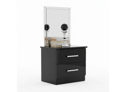 Nacht Tafel Console Bijzettafel Slaapkamer Designer Tafels Consoles Metaal Glans