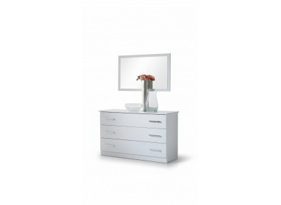 Spiegel + ladekast kast ladekasten dressoir slaapkamer set decoratie hout