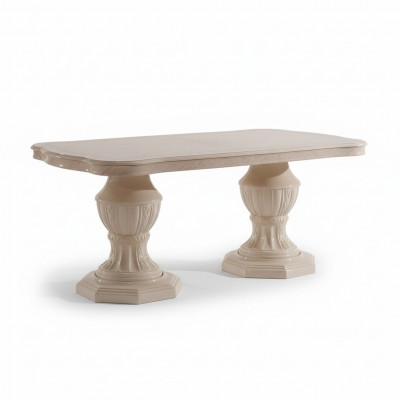 Luxe ovale eettafel: Exclusieve designmeubels van Italiaans hout.