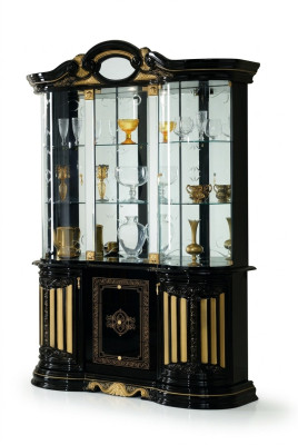 Vitrine Glazen kast Woonkamer Etalage Vitrines xxl Hoge kast Meubels nieuw