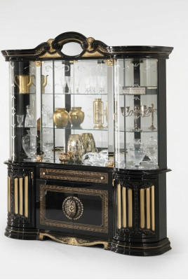 Vitrine Glas Kabinet Woonkamer Etalage Vitrines Italiaanse meubels Hout