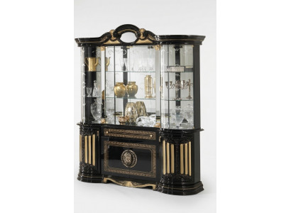 Vitrine Glas Kabinet Woonkamer Etalage Vitrines Italiaanse meubels Hout