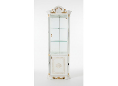 Luxe etalage hoekvitrine glazen kast modern meubel rek klassiek ITALIË