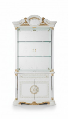 Klassieke vitrinekasten Vitrinekast Wandkasten Italiaanse meubels