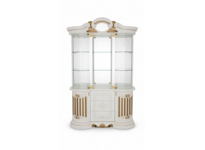 Vitrine Houten Kast Klassieke Houten Vitrines Design Woonkamer Glas