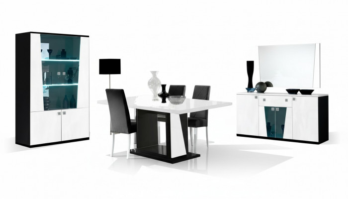 Luxe meubelstoelen groep set eettafel 8 delen nieuw