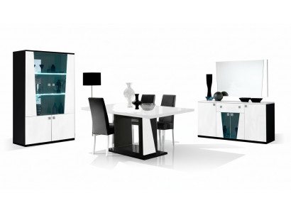 Luxe meubelstoelen groep set eettafel 8 delen nieuw