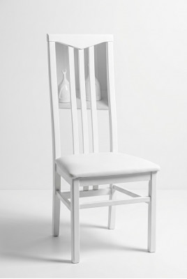Stoel 2x Eetkamerstoelen Fauteuil Houten Designmeubels Gestoffeerde stoel Made in Italië