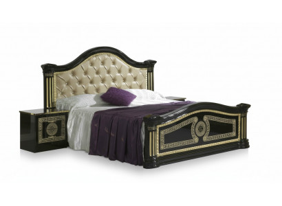 Chesterfield Bed Lederen Bed Gestoffeerd Bed Slaapkamer Tweepersoonsbed Bedden 180x200cm