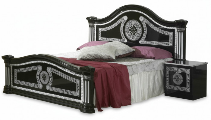 Beddenbekleding Klassiek tweepersoonsbed 180x200cm Houten hotelbedden Slaapkamer Nieuw