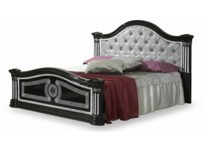 Luxe Chesterfield bedden Koninklijk houten bed Paleishotel Tweepersoonsbed 180x200