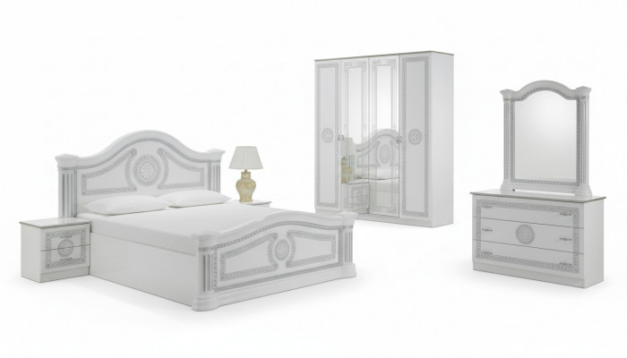 Slaapkamer Italiaans meubelset Modern Luxe 6-delig Bed Bedden Kast Nieuw
