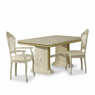 Stille eettafel tafel echt hout klassieke designer tafels Italiaanse meubels