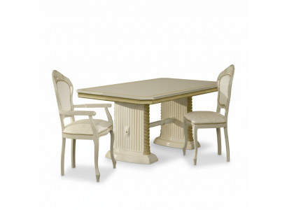 Stille eettafel tafel echt hout klassieke designer tafels Italiaanse meubels