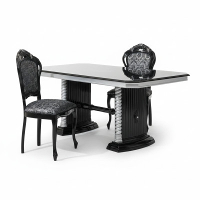 Klassieke eettafel Woonkamertafels Italiaanse meubels Houten tafel 185/230cm