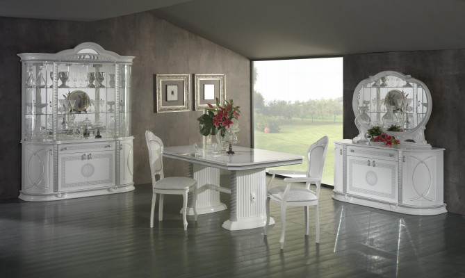 Eetkamer compleet set tafel dressoir dressoir salontafel vitrine set nieuw