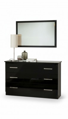 Buffet Dressoir Ladenkast Spiegel Echte handgemaakt Houten Plank 2-dlg Planken Laden