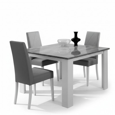 Ontwerp eettafel Vierkante moderne tafel Houten eettafels