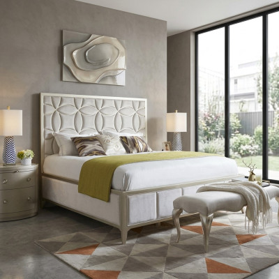 Klassiek bed Tweepersoonsbed Bedden Houten landhuisstijl Echt hout
