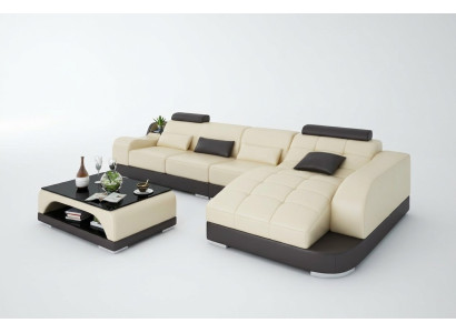 Hoekbank L-vorm Stoffen Bank Woonlandschap Set Design Modern Sofa