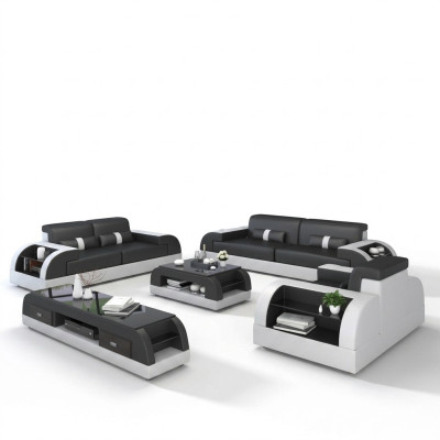 Sofaset 3-zits Designbank Gestoffeerde Bank Moderne Bankgroep