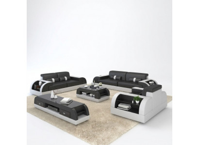 Bankstel 3-zits stof Design bank gestoffeerde banken Moderne set groep