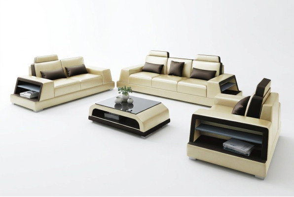 Sofaset 3+1 zits set ontwerp banken gestoffeerde banken ontspannen modern