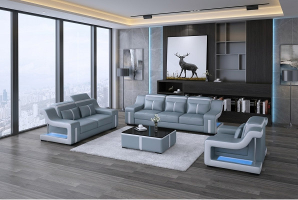 Sofagarnitur Bank Bekleding Bankstel Set 311 Leder Bankstellen Bankstellen Compleet