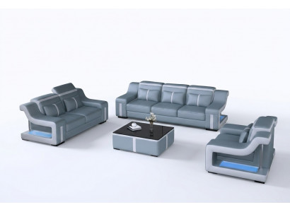 Sofa bank Bank stofbank bankstel 3+2 lederen banken banken compleet