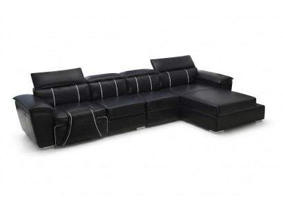 Eckstof hoekbank L-vorm bank bank ontwerp bank bekleding textiel modern