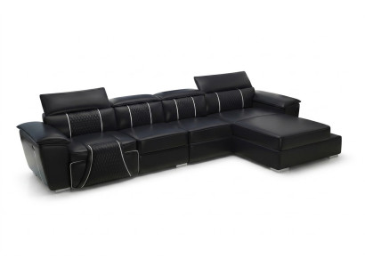 Eckstof hoekbank L-vorm bank bank ontwerp bank bekleding textiel modern