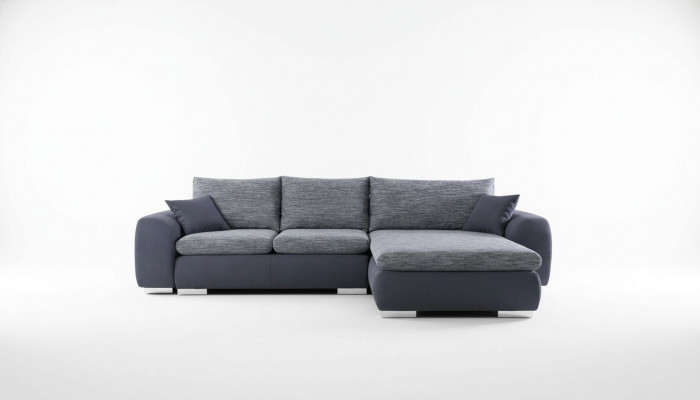Hoekbank Bedfunctie Bank Grijze Bekleding Banken Textiel Bankstellen Sofa