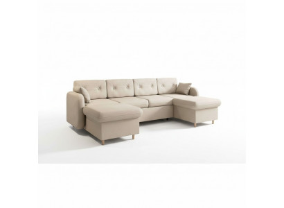 Hoekbank Bank Bekleding Bank Woonlandschap U Vorm Bedfunctie Textiel Stof