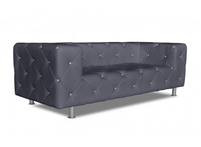 Driepersoons bank gestoffeerde ontwerp bank 3-zits banken kamer Chesterfield grijs Nieuw