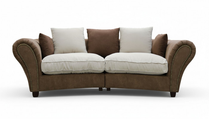 Bankstel van 4 zits stoffen banken Luxe bank banken grote bekleding luier 265cm.
