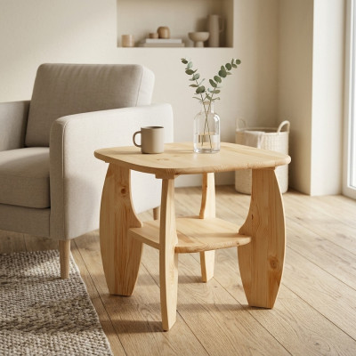 Salontafel Houten tafel Massief hout Bijzettafel Tafel Nieuw Salontafels Tafelblad
