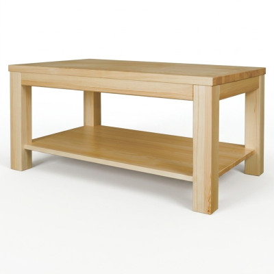 Houten salontafels van massief hout, woonkamer meubels 120x70cm massief tafels.
