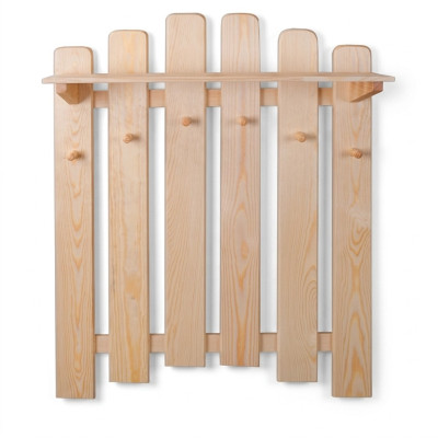 Garderobe Wandgarderobe met 6 haken, wandpaneel halgarderobe garderobepaneel