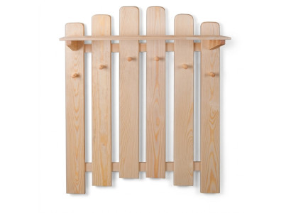 Garderobe Wandgarderobe met 6 haken, wandpaneel halgarderobe garderobepaneel