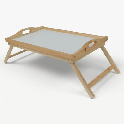 Ontbijttafel Hout Laptop tafel Echt hout Bijzettafel Echt hout Dienblad