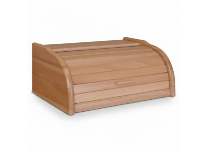 Beuken broodtrommel 40 cm Broodbox rolokoof Brood rolluik Echt hout Doosje