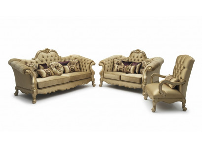 Luxe bankstel 3+2+1 zits set bank gestoffeerde banken bank