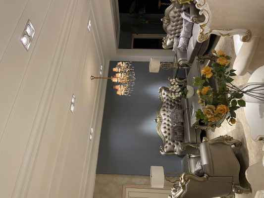Bankstel 3+2+1 zitter set Designbanken Gestoffeerde banken Leren banken
